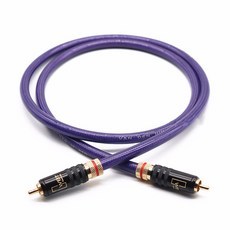 하이파이오디오 DAC 하이파이 VDH Van Den Hul IT65G 은 도금 75Ohm 디지털 동축 홈 시어터 TV 앰프 디코더 RCA 케이블, 1) 0.5m