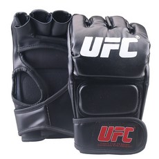 UFC 글러브 이종격투기 권투 복싱 주짓수 오픈핑거 글러브, 1세트, 블랙