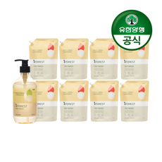 아름다운세제 에이포레 fresh herb 485ml+1000mx8개, 1개
