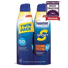 코퍼톤 스포츠 선스크린 스프레이 SPF 50 156g 2팩