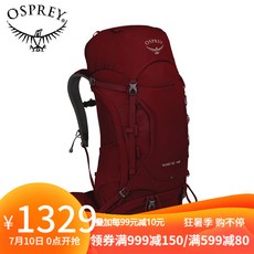 OSPREY KESTREL 48 매 뉴 아웃 도 어 백 팩 등산 가방 남 야외 경 량 대 용량 백 팩 S19 빨 간 M / L, 상세페이지 참조
