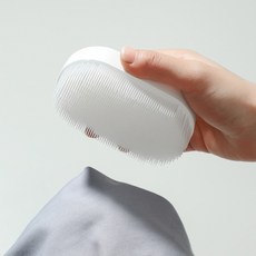 희희상사 부드러운 실리콘 세탁솔 브러쉬, 2개, 화이트