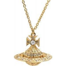 비비안 웨스트우드 Vivienne Westwood미니 오부루 펜던트 목걸이 황색금 유니섹스 Minnie Orb Pendant 75