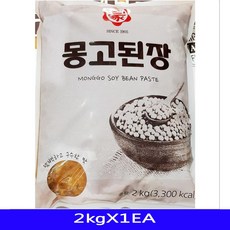 몽고된장 일식 업소용 음식재료 몽고장유 2㎏X1EA, 1개