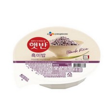 햇반 흑미밥, 210g, 18개
