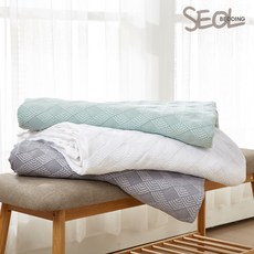 설베딩 마운트 삼중직 인견 스프레드 Q, 민트