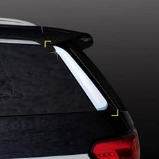 지영소매 몰딩 올뉴카니발 리어 필러 크롬 커버 가드 튜닝 자동차용품 W717DCC, 1개, 1개