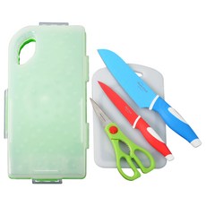 땡가격 SALE 캠핑 칼 도마세트 휴대용 키친툴 5P 캠핑용품 밀키트 캠핑조리도구 캠핑테이블 바베큐그릴, Free