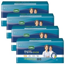 디펜드 안심플러스 언더웨어 장시간용 대형 특대형 남녀공용 요실금 팬티, 14매, 4개