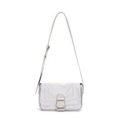 마뗑킴 MINI BUCKLE BAG IN LIGHT GREY