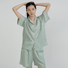 조스라운지 모달 w Pistachio Short Pajama Set