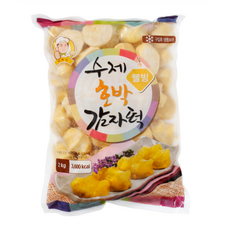 케이푸드_바우네 웰빙 수제 호박 감자떡, 2kg, 5개