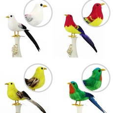 비둘기 모형 인공 새 동물 하얀 선물 소품 파티 웨딩 용품 홈 데코, [11] Red Bird 20cm, 11 빨간색 Bird 20cm