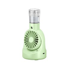 휴대용 스프레이 선풍기 가습기 물 전기 보충기 USB 충전 학생 야외 미니 선물 핸드, F6 spray Green, 1개
