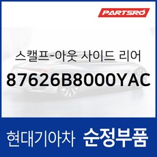 맥스크루즈 순정 사이드미러 커버(백미러 스캘프) 우측(크리미화이트) (87626B8000YAC), 1개