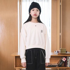 더데이걸 NC경산점 간절기멋내기추천 주니어 여학생 여아 아동 어린이 어린아이 수학여행 소풍 댄스수업 깔끔한 루즈핏 새미크롭 목걸이 크롭 티셔츠