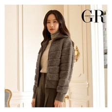 [조르쥬 레쉬] (GR) 22FW 울 블렌드 카라 니트 자켓 1종