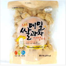 메밀쌀과자 고소한 인절미과자 튀기지않은 맛있는과자, 메밀쌀과자 인절미160g