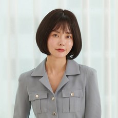 항암가발 통가발 100% 인모 리얼두피 여자가발 수제가발 [AM-C 502], 핀있는 내추럴블랙, 대, 1개 - 가발