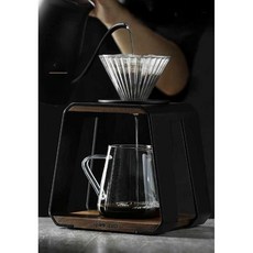 드립 스테이션 커피 핸드드립 드리퍼 받침대 캠핑용, 블랙 1구