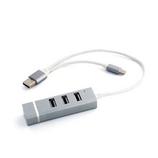 Type-C + Type-A 겸용 USB2.0 OTG USB허브 NEXT-506OTG, 없음