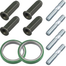 Gy6 Exhaust Bolt with Gasket Aftermarket Replacement Parts Fits for 50cc 125cc 150cc Scooters ATVs, 2, 1개