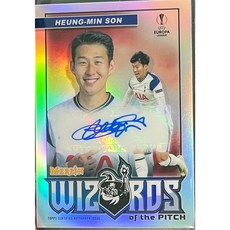 [스포츠카드] 2020-21 탑스 크롬 멀린 손흥민 공식 친필 서명/사인된 Wizards of the Pitch 01/50 장 오토그래프 카드 (토트넘/EPL)-첫번째