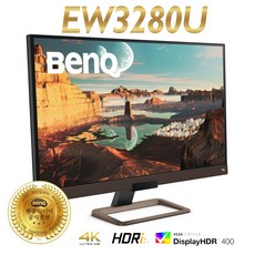 BenQ [벤큐 공식 총판] EW3280U 4K UHD HDRi 10-bit 우퍼 스피커 IPS 400nits(HDR on)