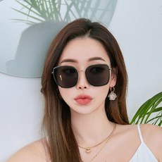 멜라크메 빅사이즈 사각 뿔테 선글라스