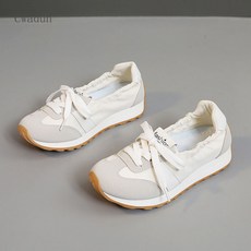 Cwadun 여름 스포츠 캐주얼 화이트 신발 여성 UIJ1182