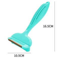 반려동물 털 제거기 양두 브러시 수집기 강아지 빗 빗질 울 볼, 1개
