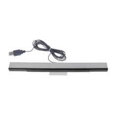 Wii 센서 바 유선 수신기 IR 신호 광선 모션 센서 바 용, 회색, 01 gray, 한개옵션1