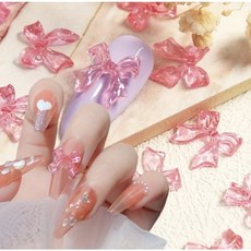 네일 리본파츠 3D파츠 네일아트 큐빅 네일아트 리본큐빅 리본 3D 네일아트 악세사리 셀프네일파츠