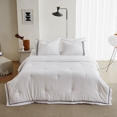 한스데코호텔식차렵침구풀세트q그레이