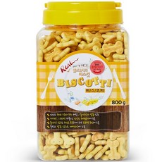 비스코티 애견비스켓, 밀크앤치즈, 800g, 1개