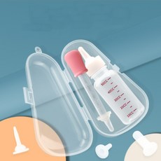 반려동물 애완용 새끼고양이 젖병 우유병 보틀 세트, GS3500087A핑크, 1개