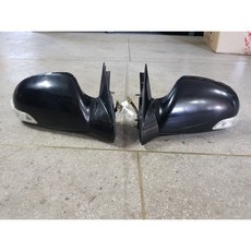 뉴체어맨 백미러 체어맨H 사이드미러 턴씨그날 뉴체어맨 사이드미러 검정색 중고품, 운전석-15핀(AUTO DIM), 1개