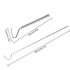 뱀 후크 휴대용 캐처 스틱 파충류 잡기 도구 망원경 텔레스코픽, 1개, 1.중국