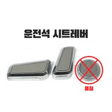 JA컴퍼니 팰리세이드 시트레버커버 스크래치 방지커버 시트버튼 커버 시트레버커버, 운전석2PCS, 1개