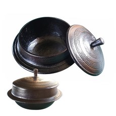 국내산 길들인 전통방식 무쇠 가마솥 1인용 14cm, 1개