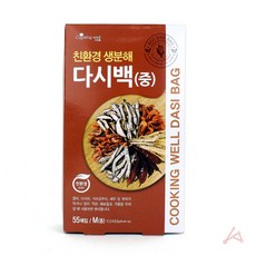 (5 세트) 꿀생활 생분해다시백중55매케이스, 5개