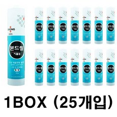 사자야 오공 수성 에멀젼형 접착제 지물용 실리콘 본드씰 벽지용 1BOX ( 25개입 ), 1개