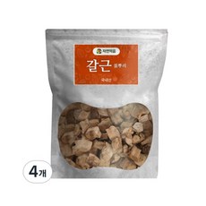 자연먹음 자연건조 무농약 국내산 건조 칡뿌리 갈근 300g 4개, ONE COLOR, 300G 4개