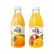 따옴주스730ml 오렌지3+애플망고3 냉장무료배송, 730ml, 1세트
