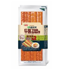 롯데 두툼김밥햄 120g+120g, 1개