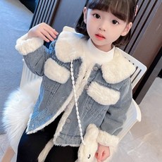 레드호호 유아동 여아 자켓 기모융털청자켓