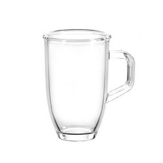 글라스락 손잡이 빅 유리 머그컵 510ml, 1개