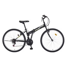 ABBIKE 2021 삼천리 26인치 투모로우 폴딩 접이식 MTB 자전거, 무료 택배(98%조립), 블랙
