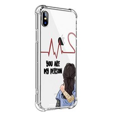 maycari for iphone se 2020 아이폰 7 아이폰 8 케이스 당신은 내 귀여운 소녀 친구 패턴 디자인 투명 (Friends-1 iPhone 8／iPhone 7), Friends-1, iPhone 8／iPhone 7