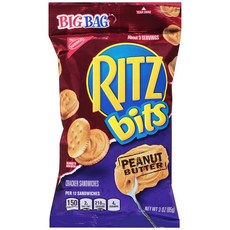 Ritz 비트 땅콩 버터 크래커 샌드위치 빅 백 3oz (12팩), 선택, 상세설명참조